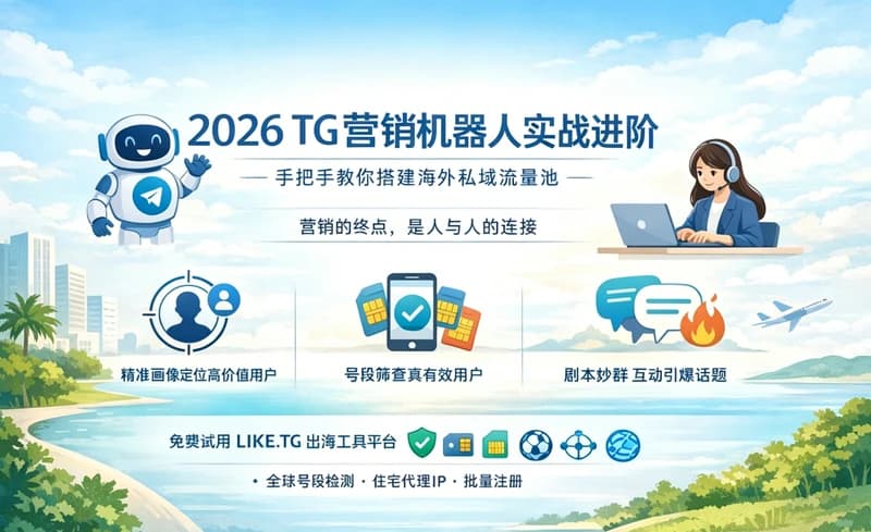 2026TG营销机器人实战进阶:手把手教你利用自动化工具搭建海外私域流量池
